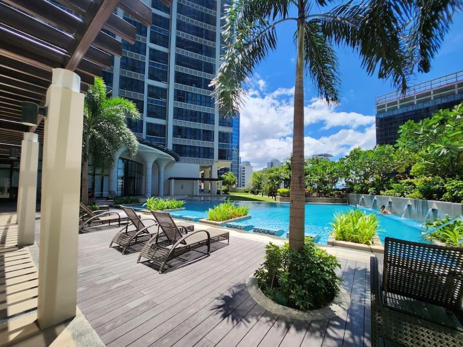 Luxestaysmnl Coastal Chic Netflx 380Mbps Pool Bgc Manila Exterior foto